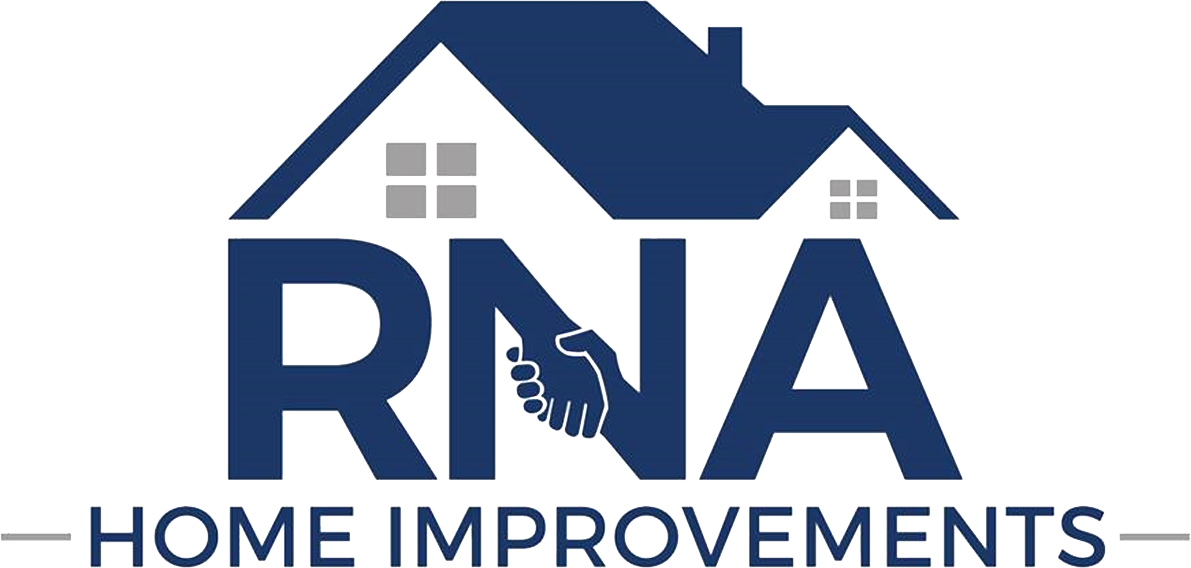 Coloured RNA Home Improvements Ltd logo with a transparent background